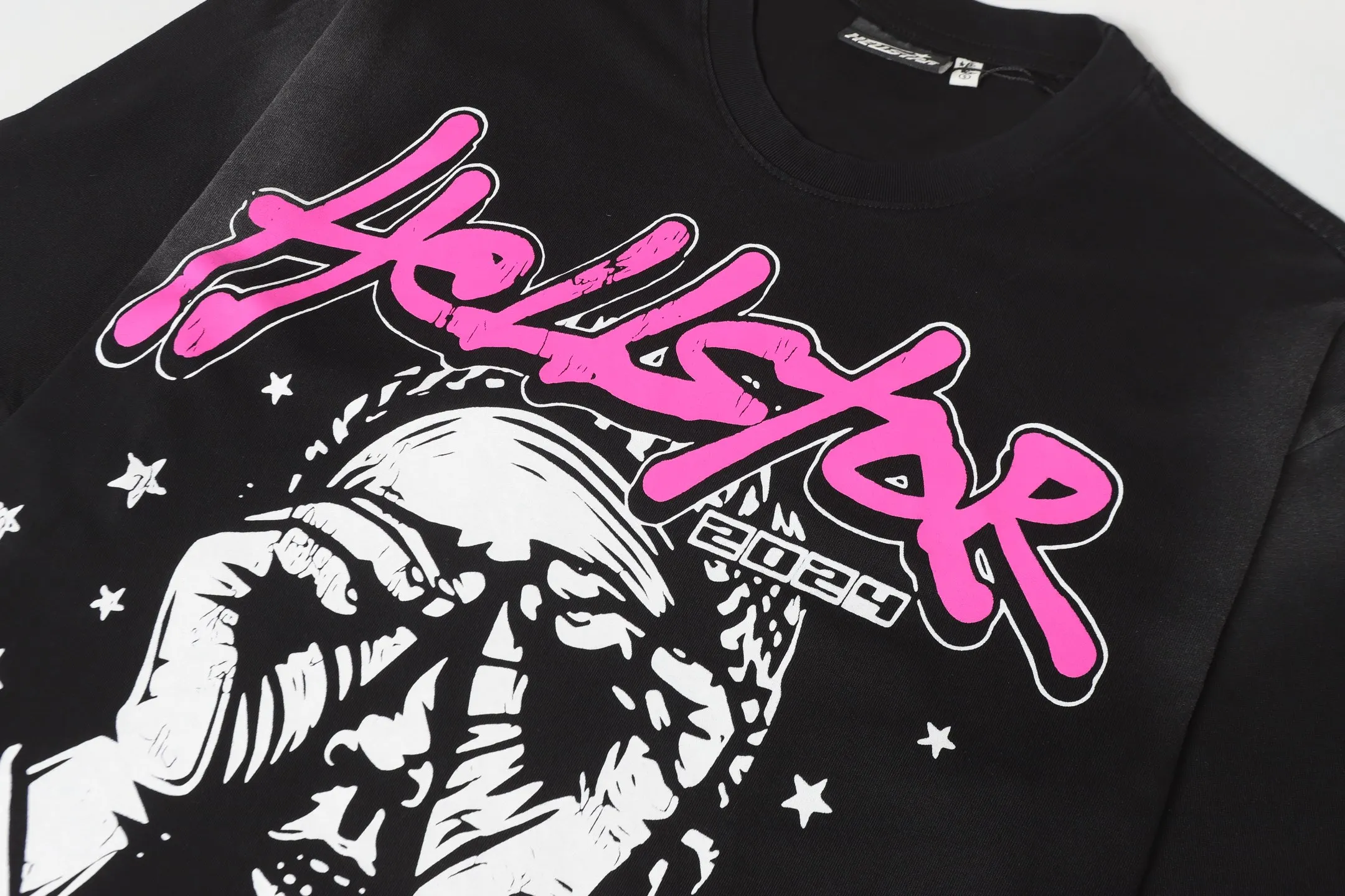 107# Black ｜ P61 In Stock Hellstar T （fabric):32 250 Sizes（size）：S-M- L- X L （colour）： Black 👉 👉
